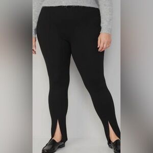 Old Navy Extra High Waist Stevie Skinny Split Hem Ponte XL